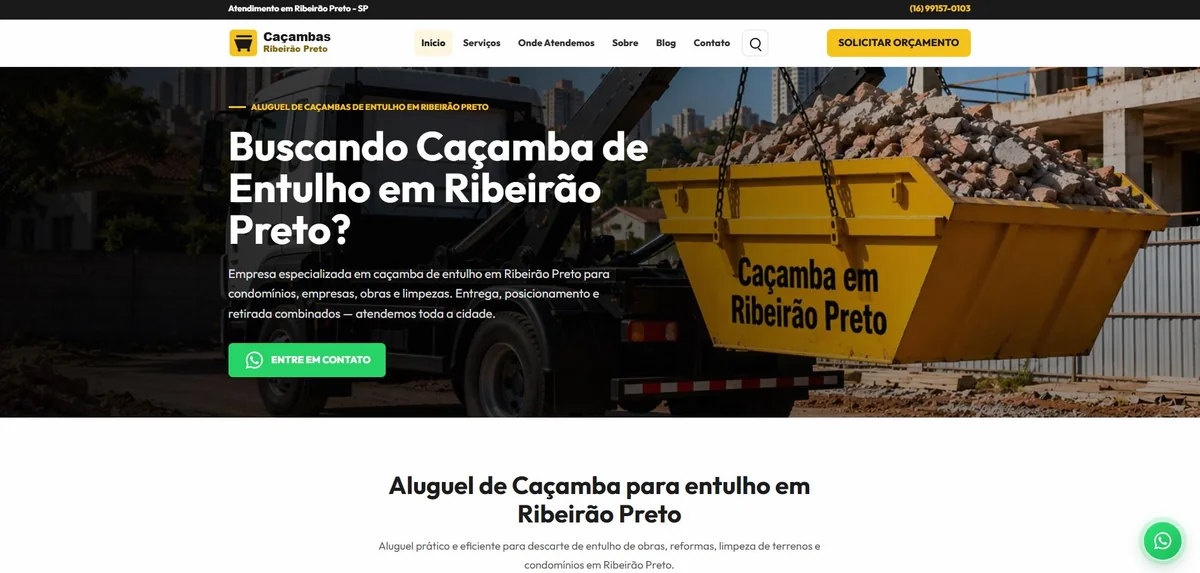 Caçamba Ribeirão Preto