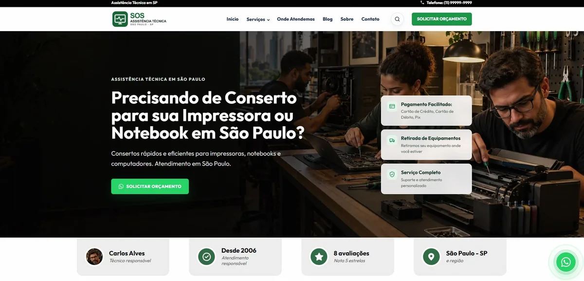 SOS Assistência Técnica SP